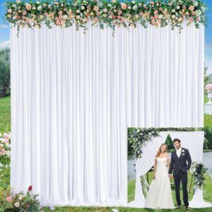 10x12 White Backdrop Drapes