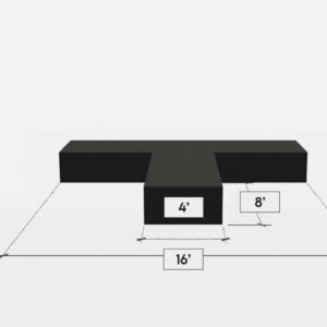Portable T-Shape Stage Package