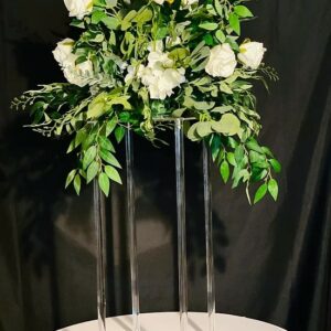 Greeny Glass Centerpiece