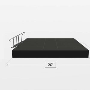 Portable  20′ x 16 Stage Package