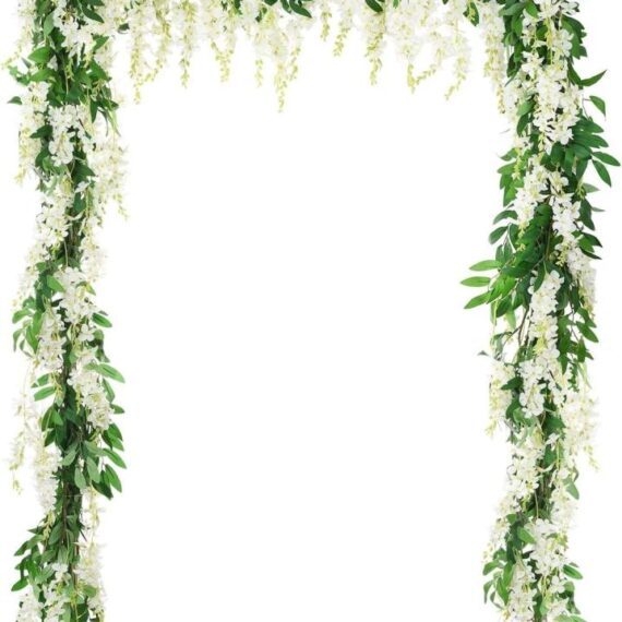 White Wisteria Greenery Garland