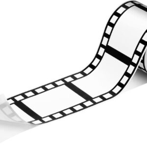Movie Reel Filmstrip Sticker 3 inch 100ft