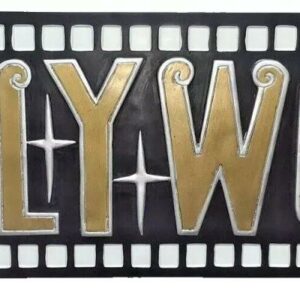 Hollywood Film Reel Large Novelty Keepsake Resin Sign