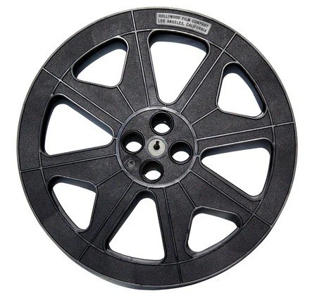 Vintage Hollywood Film Movie Reel Plastic Film Reel 35mm