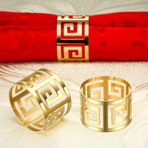 Hollow Out Metal Serviette Buckle Napkin Ring